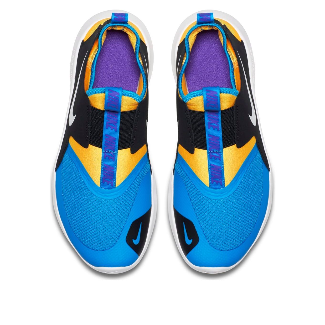(GS) Nike Flex Runner 'Black Blue' AT4662-401
