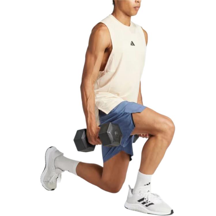adidas Designed for Training Workout Tank Asia Sizing 'Beige' IS3825