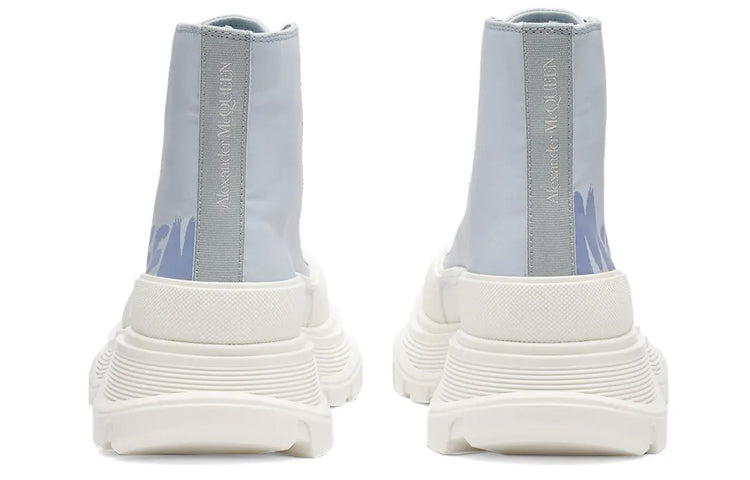 (WMNS) Alexander McQueen Tread Slick Boots 'Sky Blue White' 708752W4RQ24632