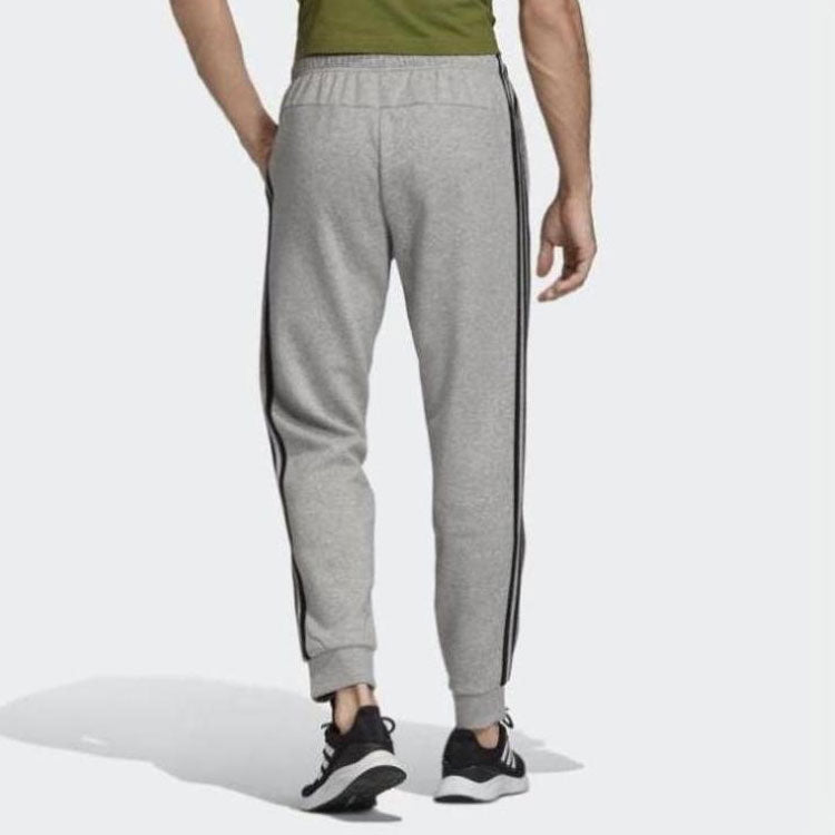 Men's adidas Casual Sports Bundle Feet Breathable Long Pants/Trousers Gray FI0823