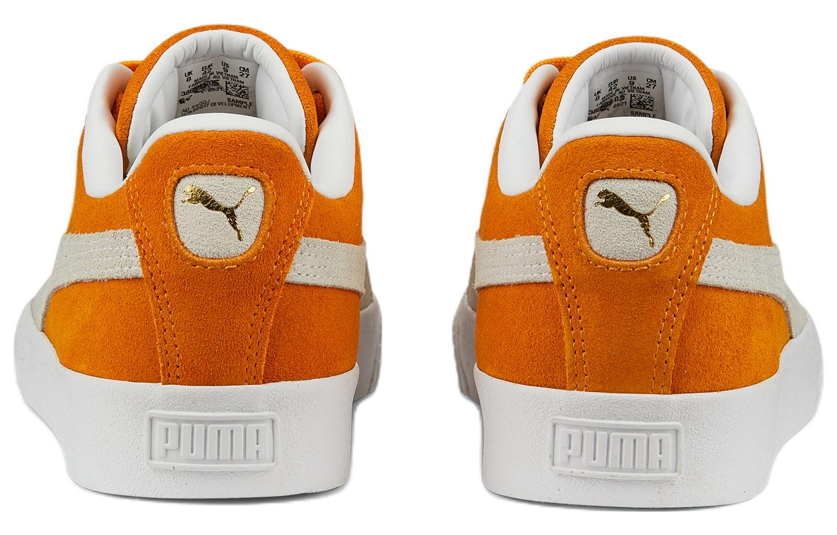 PUMA Suede VULC Classic Shoes 'Orange White' 386598-05