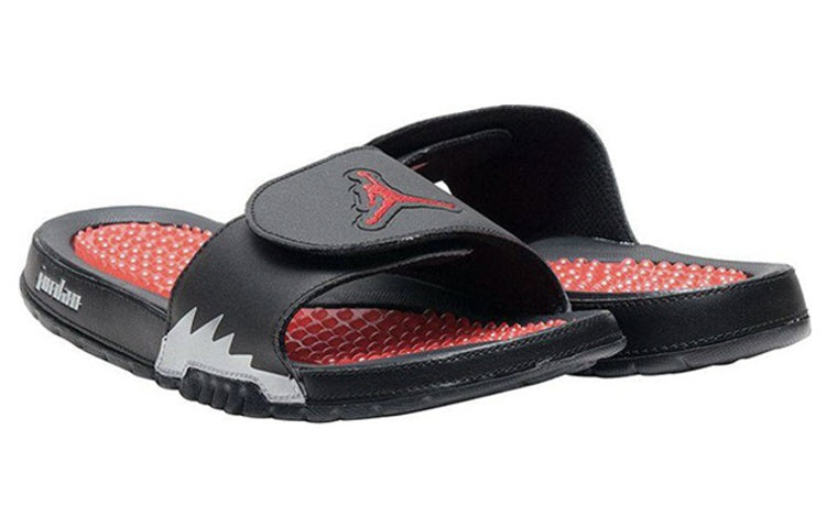 AIr Jordan Hydro V Retro 'Black Silver' 555501-012