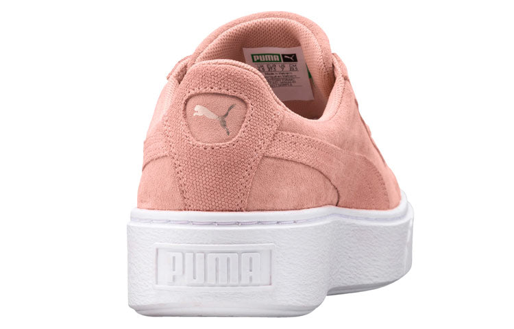 (WMNS) PUMA Suede Platform Pebble 'Pink' 365464-01