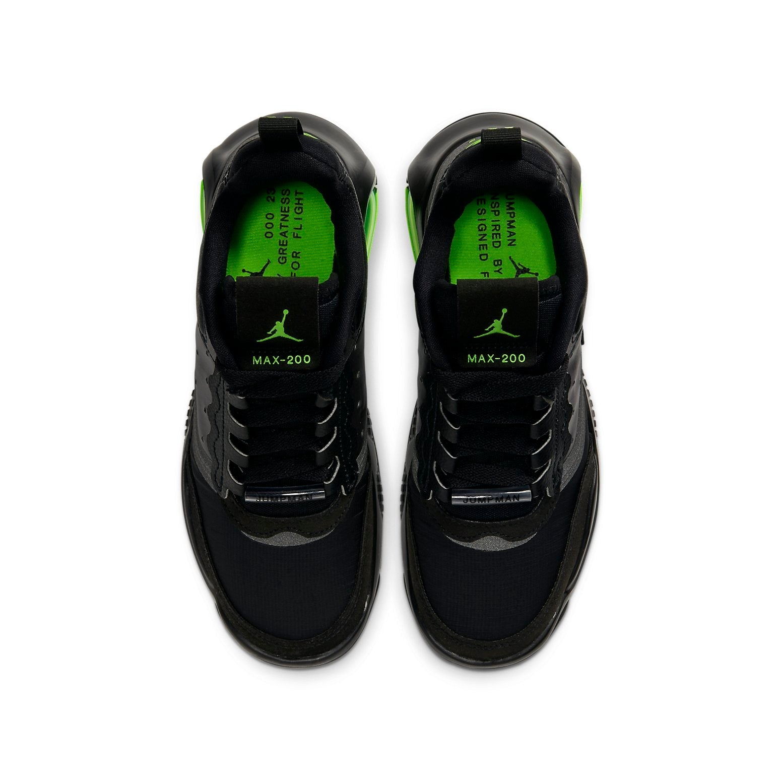 (GS) Air Jordan Max 200 (Black) - 'Black Green' CD5161-003