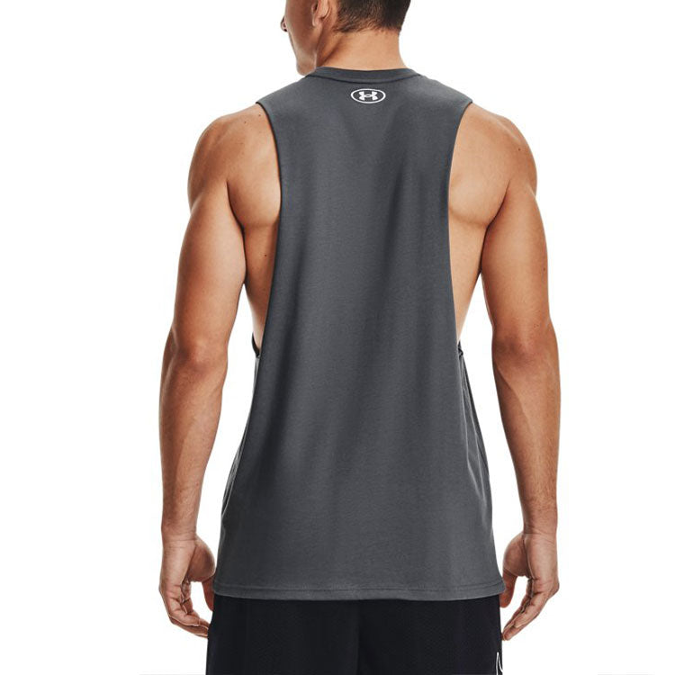 Under Armour Project Rock Outwork Tank 'Grey Green' 1363556-012