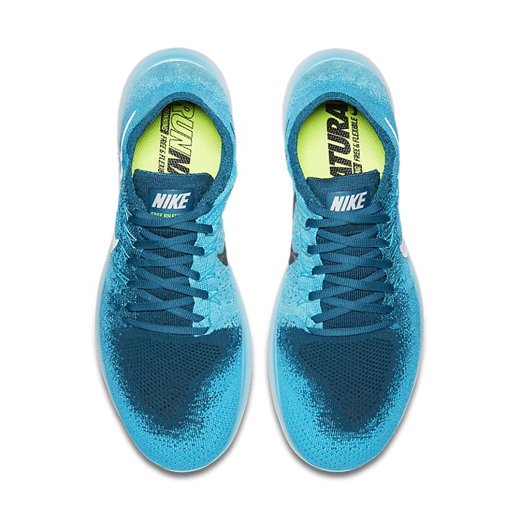 Nike Free RN Flyknit 2017 'Blue Lagoon Pure Platinum Legend Blue' 880843-400