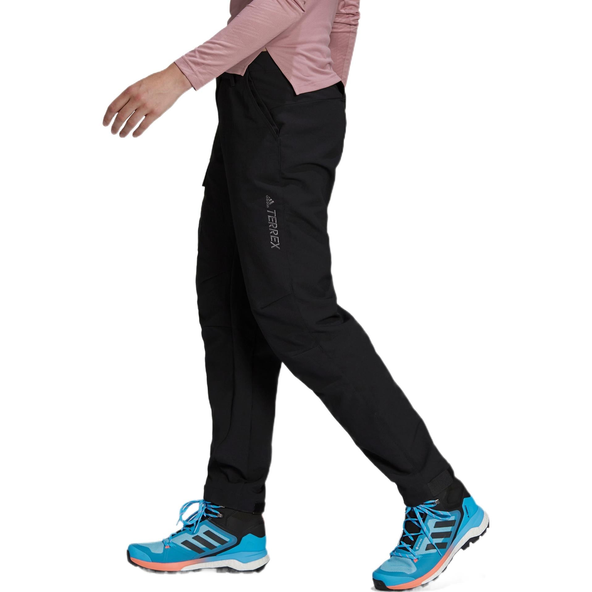 (WMNS) adidas TERREX Made To Be Remade Hiking Pants Asia Sizing 'Black' H55920