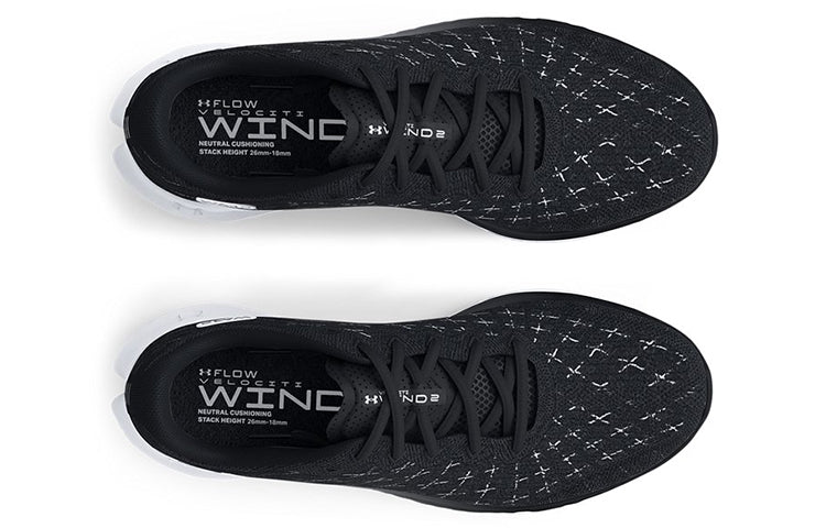 (WMNS) Under Armour Flow Velociti Wind 2 CN 'Black White' 3025662-003