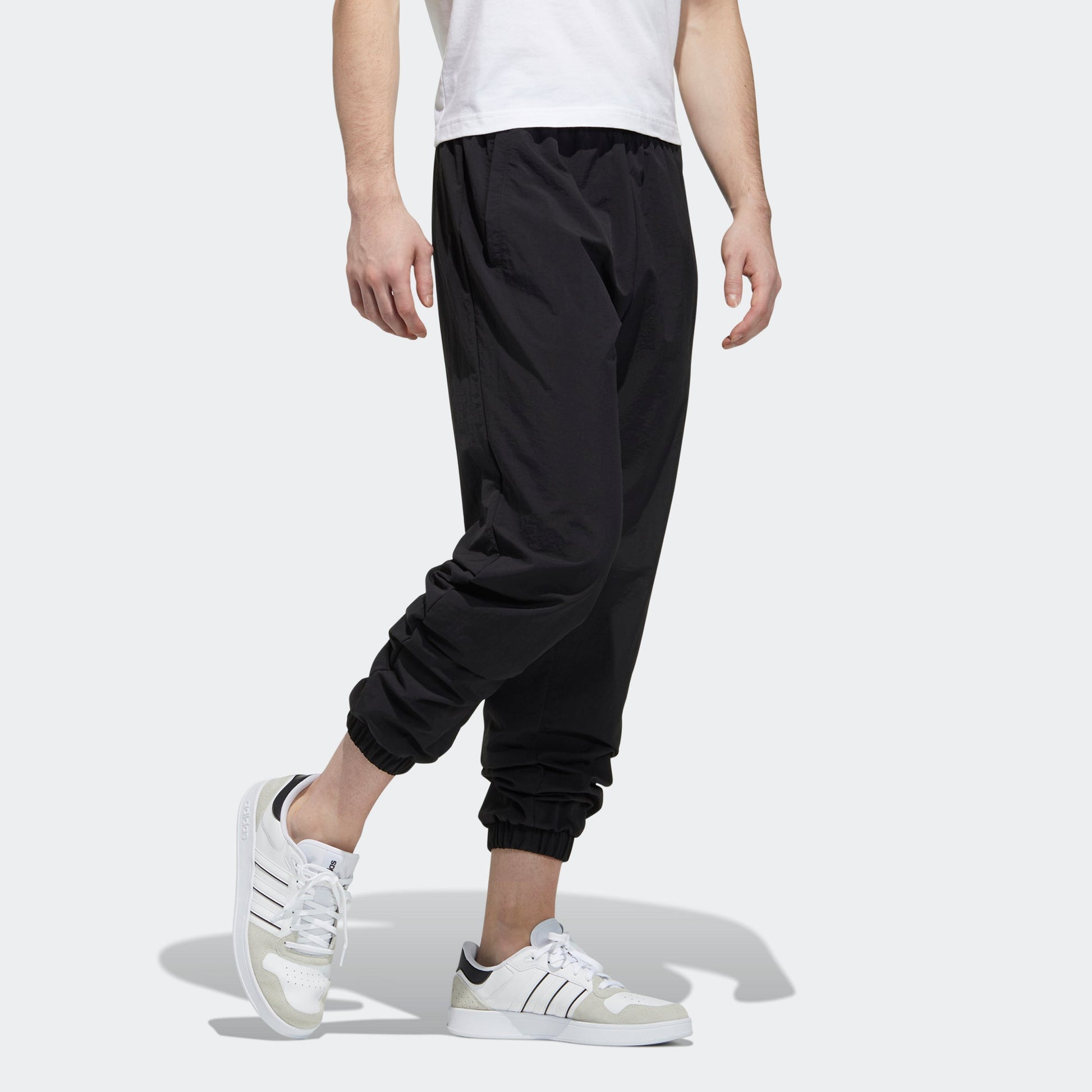 adidas neo M CE C+ WV TP Athletics Running Sports Woven Long Pants Black GP4884
