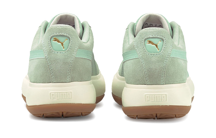 (WMNS) PUMA Suede Mayu Sneakers 'Green Cream White' 380686-07
