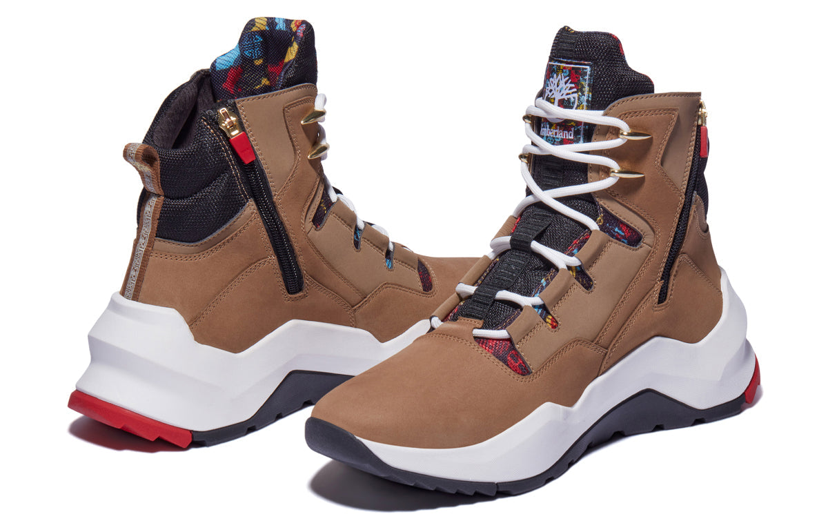 Timberland Madbury Side Zip Sneaker Boots 'Brown Nubuck' A2PTYR58
