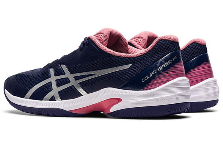 (WMNS) ASICS Court Speed FF 'Peacoat Pure Silver' 1042A080-403