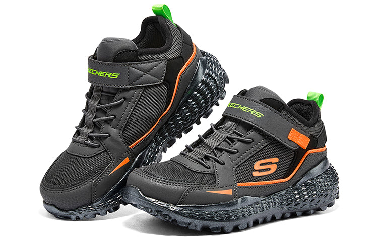(GS) Skechers Monster 'Grey Black Orange' 405213L-CCBK