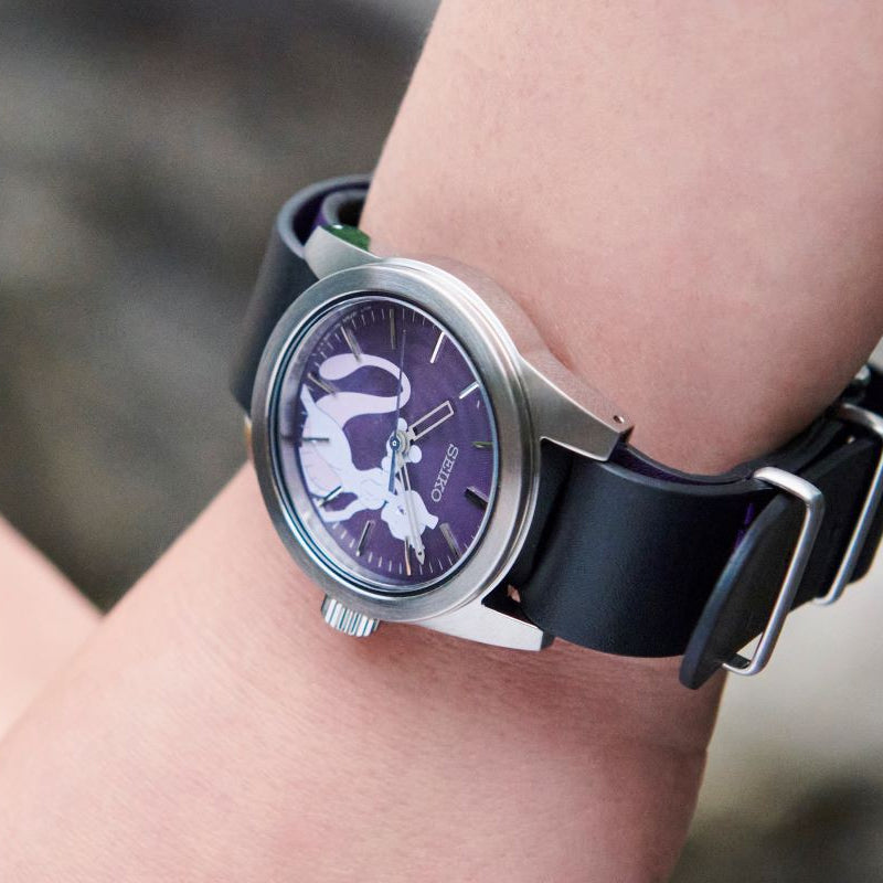 SEIKO Pokmon Pikachu Crossover Limited Watch Black Purple SCXP181