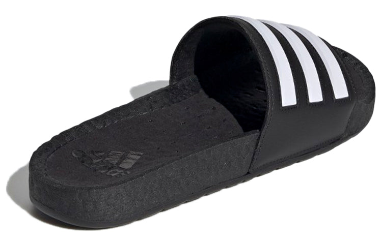 adidas Adilette Boost Slides 'Black White Stripes' FY8154