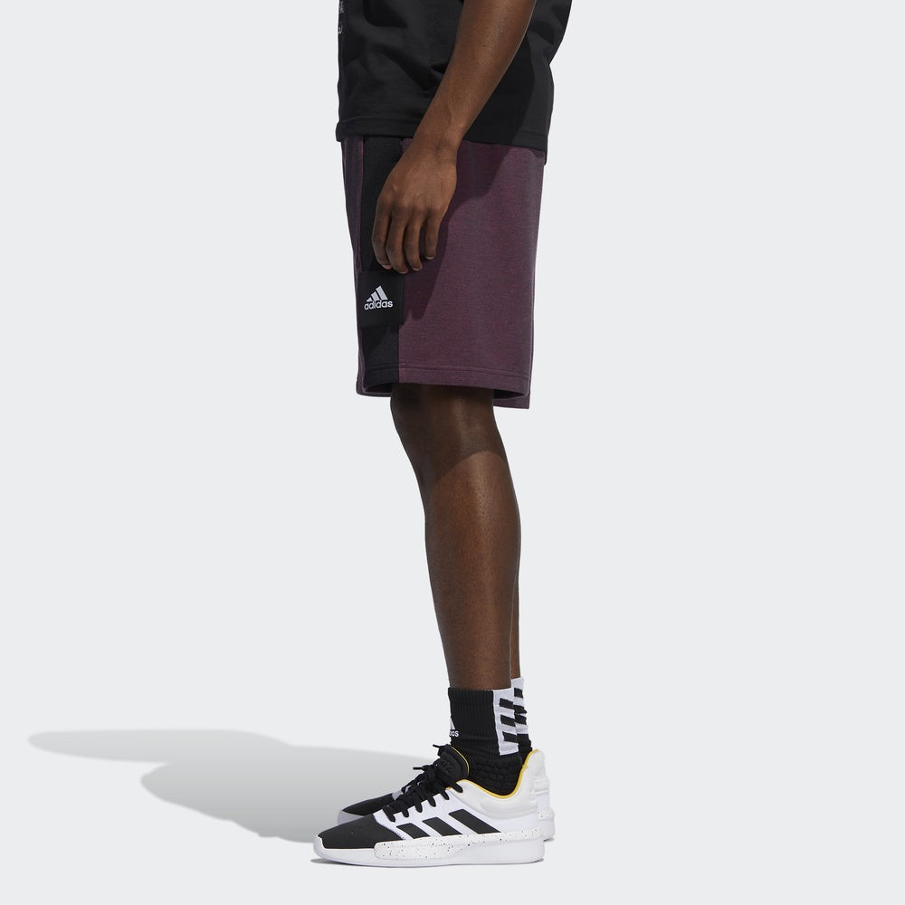 adidas Cu 365 Short Sp Basketball Shorts For Men Black/Pink EJ1893