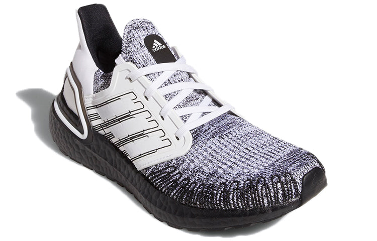 (WMNS) adidas Ultra Boost 20 'White Grey Black' FY8982
