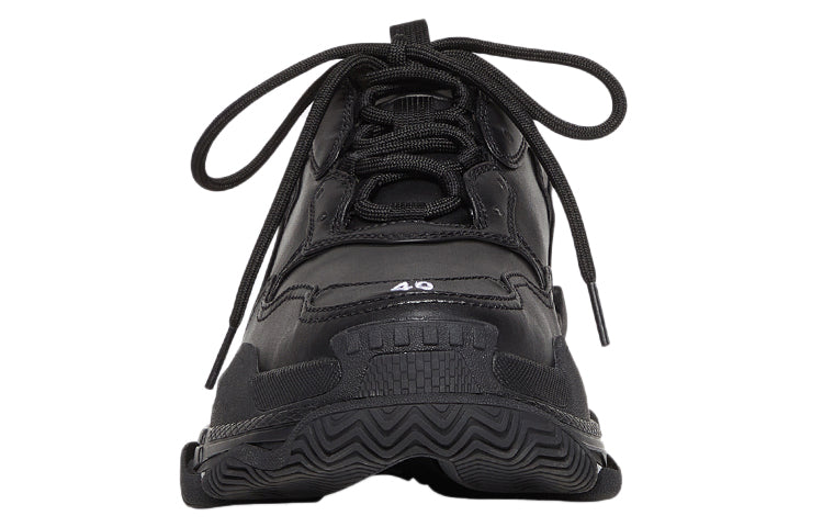 (WMNS) Balenciaga Triple S 'Black' 524039W2FA51000