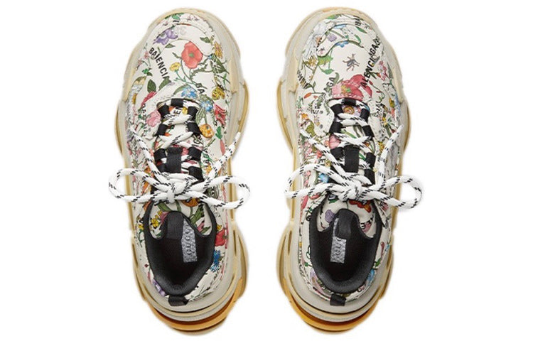 Balenciaga x Gucci Triple S Sneakers 'The Hacker Project Floral' 681068-UL110-8461