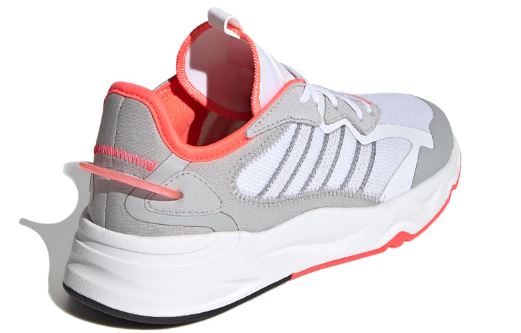 (WMNS) adidas neo Futureflow 'White Gray Orange' FY6092