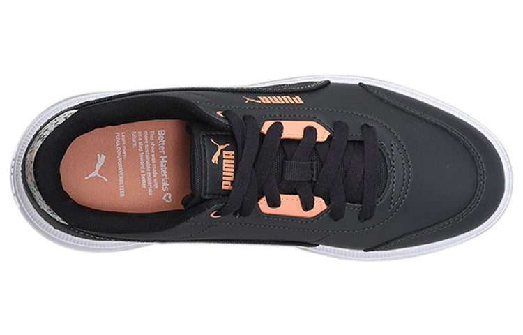 (WMNS) PUMA Tori Better Casual Cozy Low Tops Skateboarding Shoes Black 384932-02