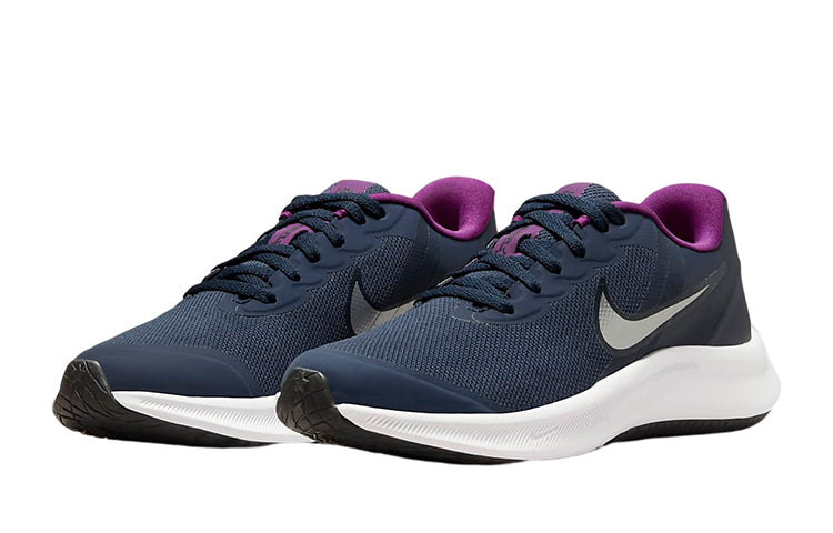 (GS) Nike Star Runner 3 'Midnight Navy Vivid Purple' DA2776-404