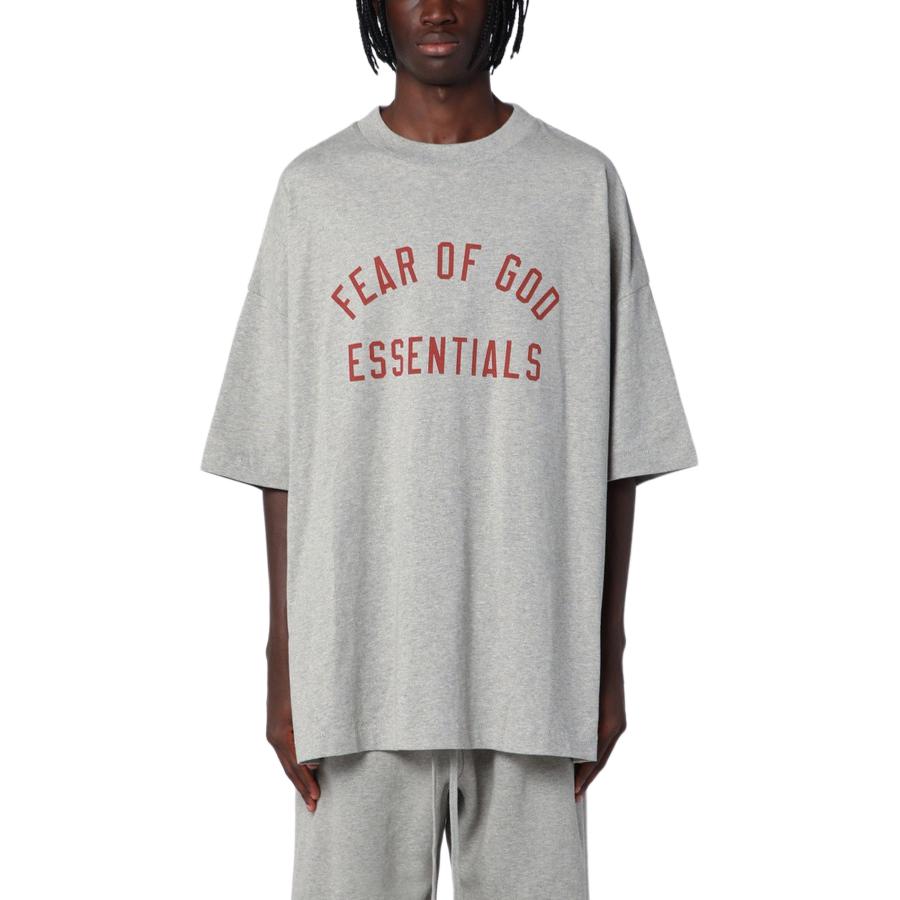 Fear of God Essentials Jersey Crewneck Tee 'Dark Heather' 125BT244191F
