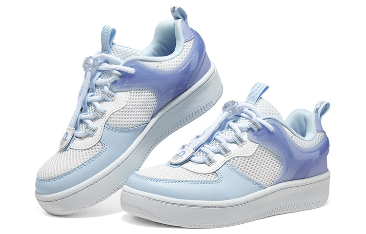(GS) Skechers Casual Skateboard Shoes 'White Sky Blue' 310142L-WLB