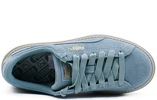(WMNS) PUMA Suede Platform Trace 'Aquifer-Blue Flower' 365830-04