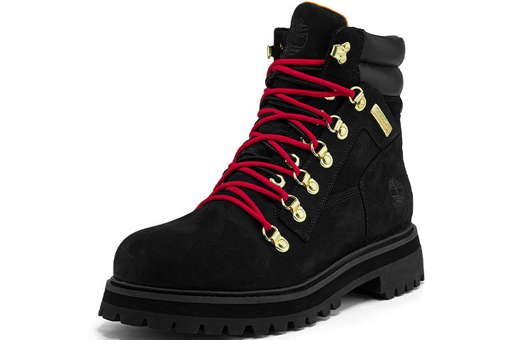Timberland 6 Inch Premium Vibram Waterproof Boots 'Black Nubuck' A2KKV