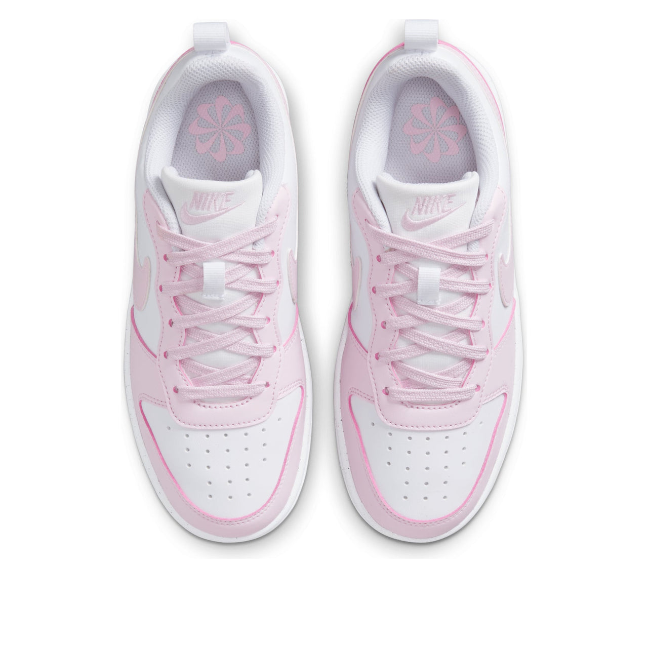 (GS) Nike Court Borough Low Recraft 'White Pink Foam' DV5456-105