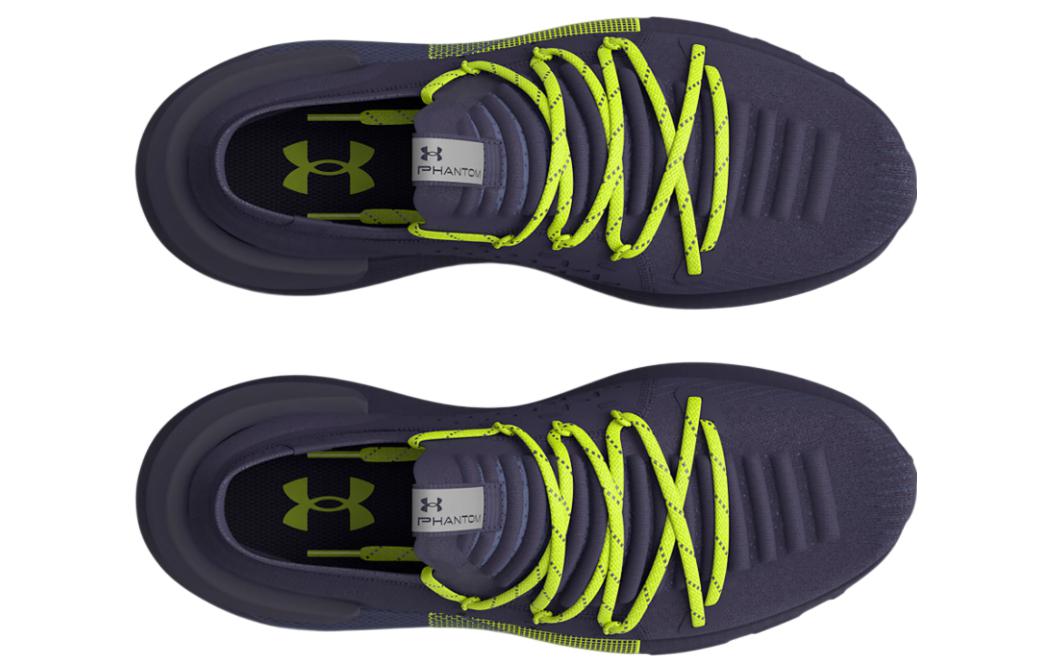 (WMNS) Under Armour HOVR Phantom 3 'Tempered Steel High-Vis Yellow 3025519-500