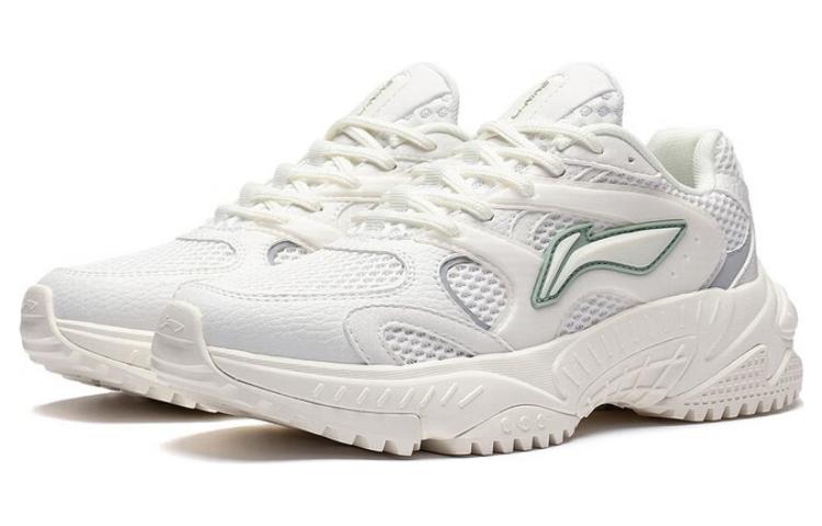(WMNS) Li-Ning Star Wind Sneakers 'White Grey' AGCT150-3