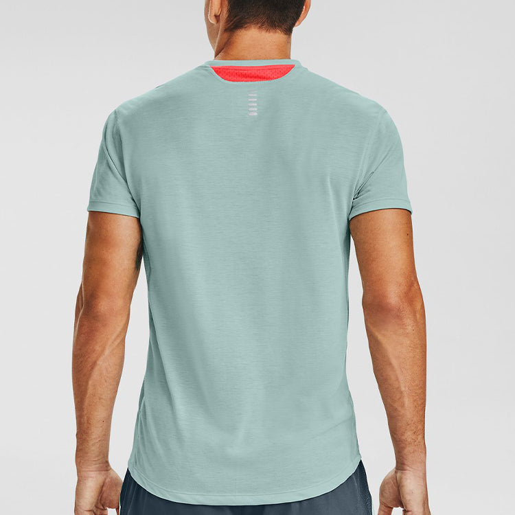 Men's Under Armour Streaker Series Running Sports Short Sleeve Blue 1326579-477