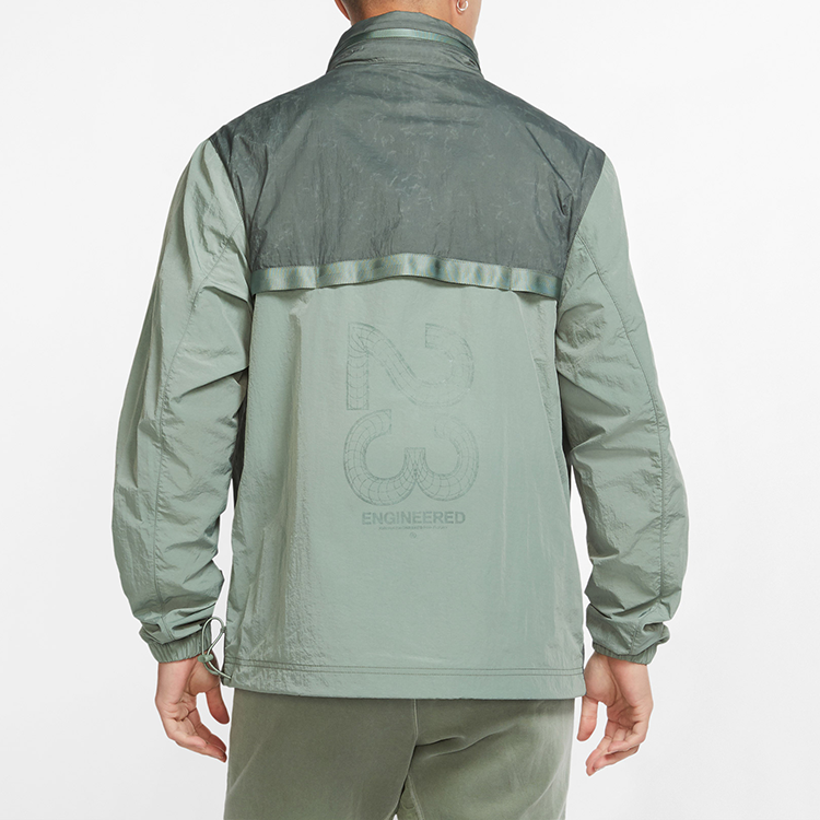Air Jordan 23 Engineered Zipper Cardigan Jacket Green CK8936-313