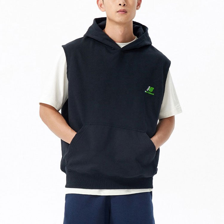 New Balance x Nice Rice Logo Vest Asia Sizing 'Black Green' AMT22382-BK