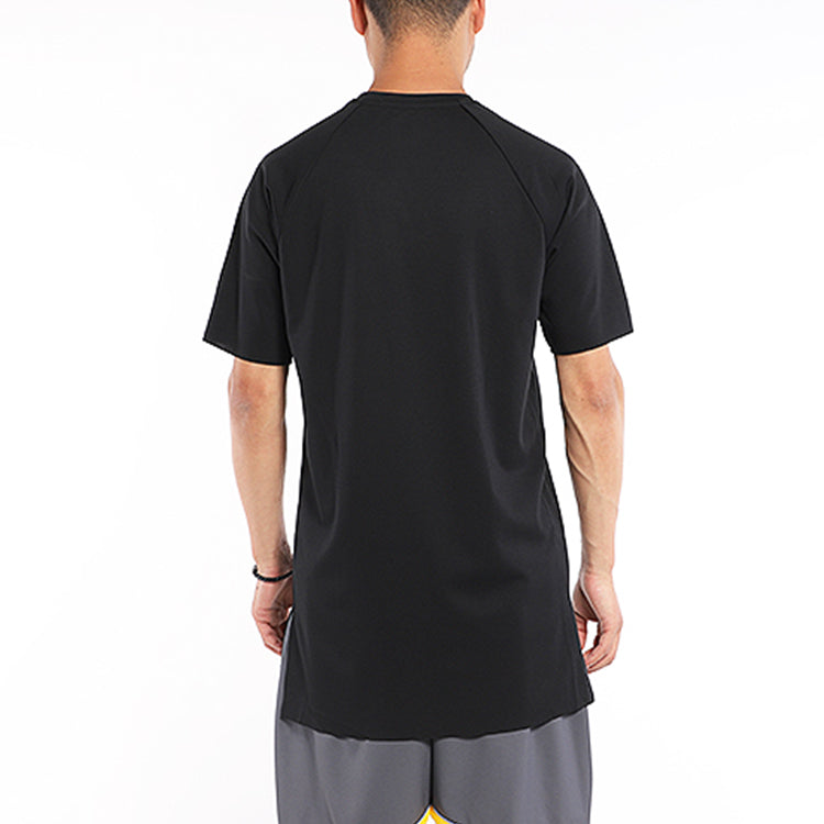 Air Jordan Sports Basketball Short Sleeve Black 834548-010