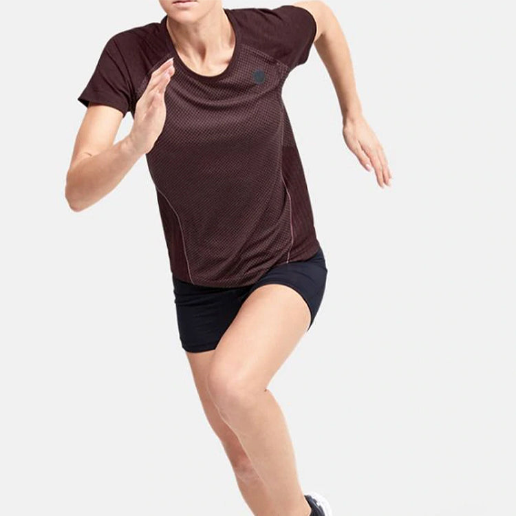 (WMNS) Under Armour RUSH Seamless Sports Tee Red 1351602-662