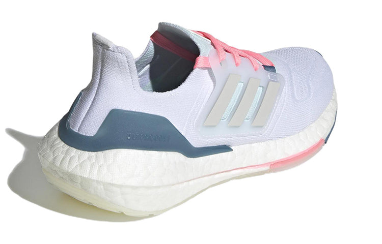 (GS) adidas UltraBoost 22 'White Almost Blue' GX9784
