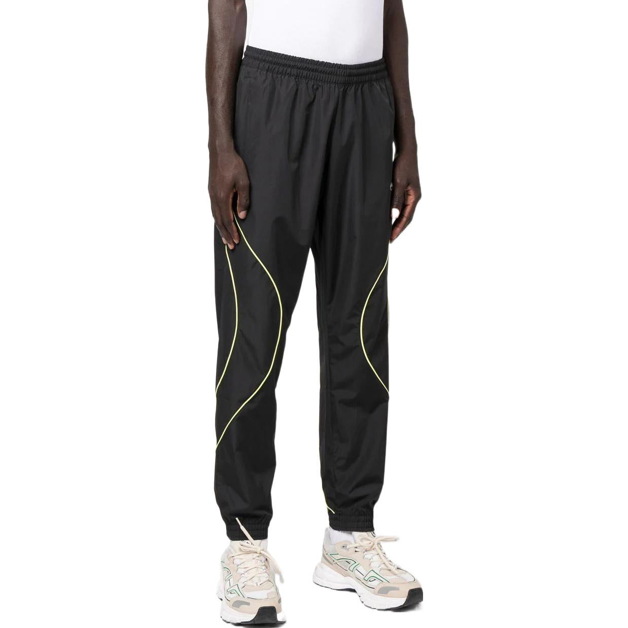 Men's adidas Detail Elastic Waistband Bundle Feet Sports Pants/Trousers/Joggers Black HC9500