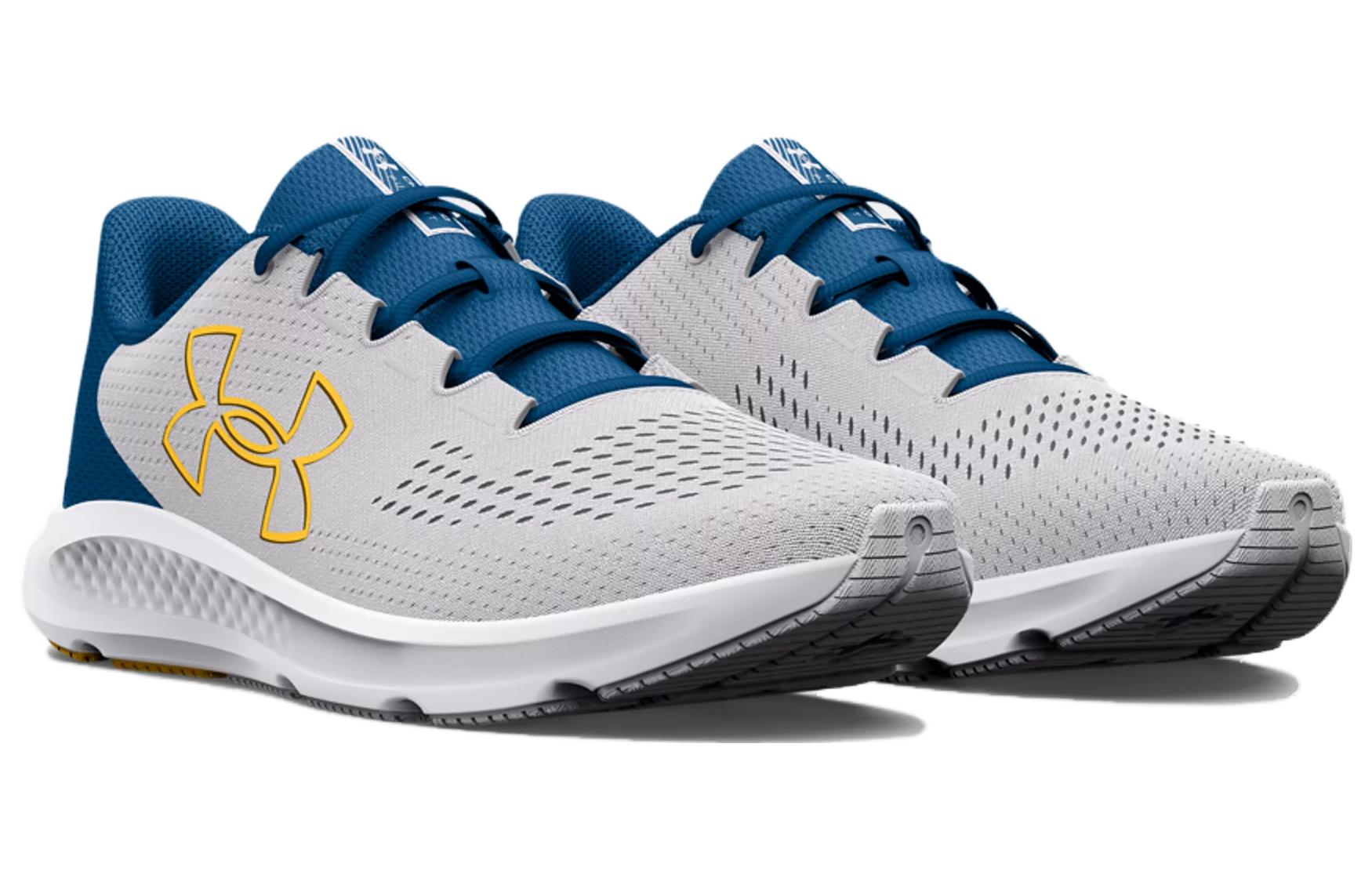 Under Armour Charged Pursuit 3 Big Logo Running Shoes 'Grey Teal' 3026518-100