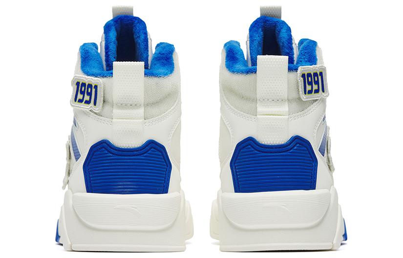 (WMNS) ANTA Flame 3 High 'White Blue' 122248088-10