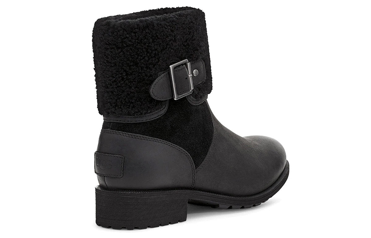 (WMNS) UGG Elings Snow Boots Black 1112620-BBLC