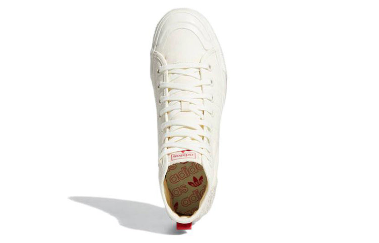 adidas Nizza Hi RF 'Off White Glory Red' EF5757