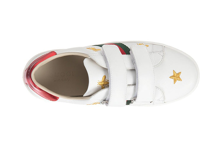 (PS) Gucci Bee and Star Embroidered Ace Sneaker 'White' 504499-0II40-9064