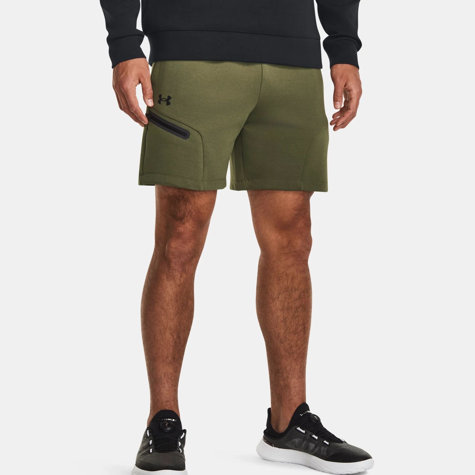 Under Armour Unstoppable Fleece Shorts 'Green' 1379809-390