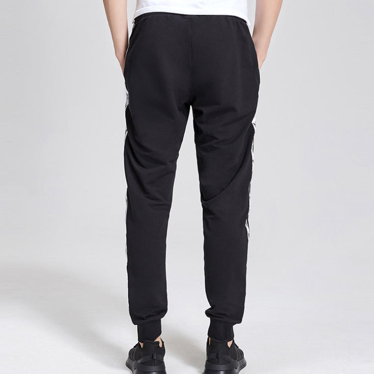 adidas originals Casual Sports ribbed Long Pants Black DX4234