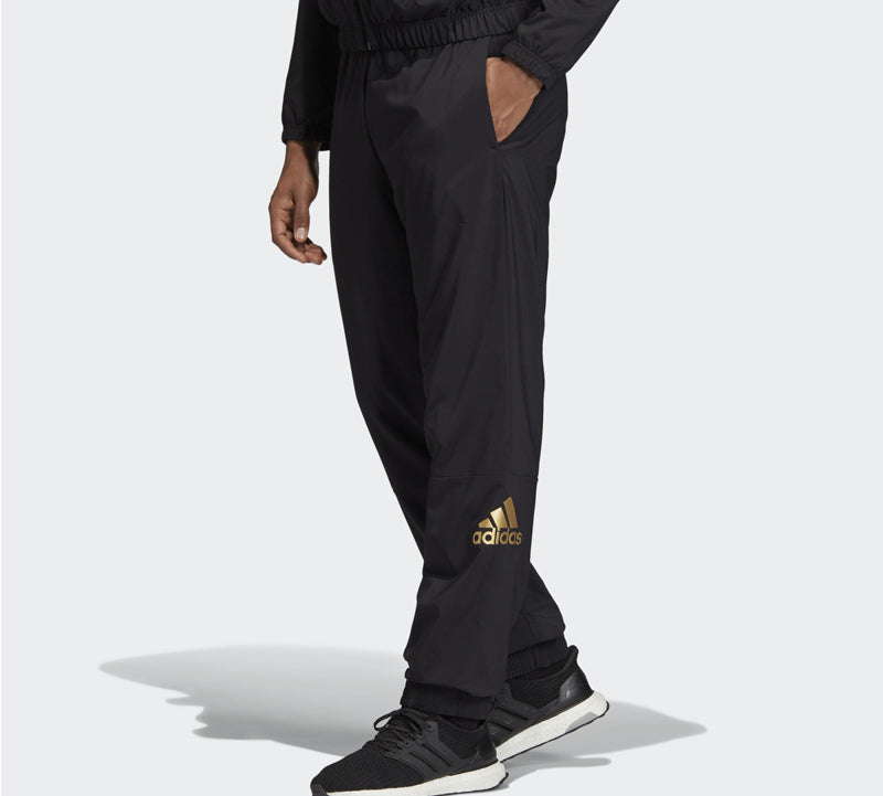 adidas M Sid Pnt WvnQ4 Training Sports Pants Black DX7716