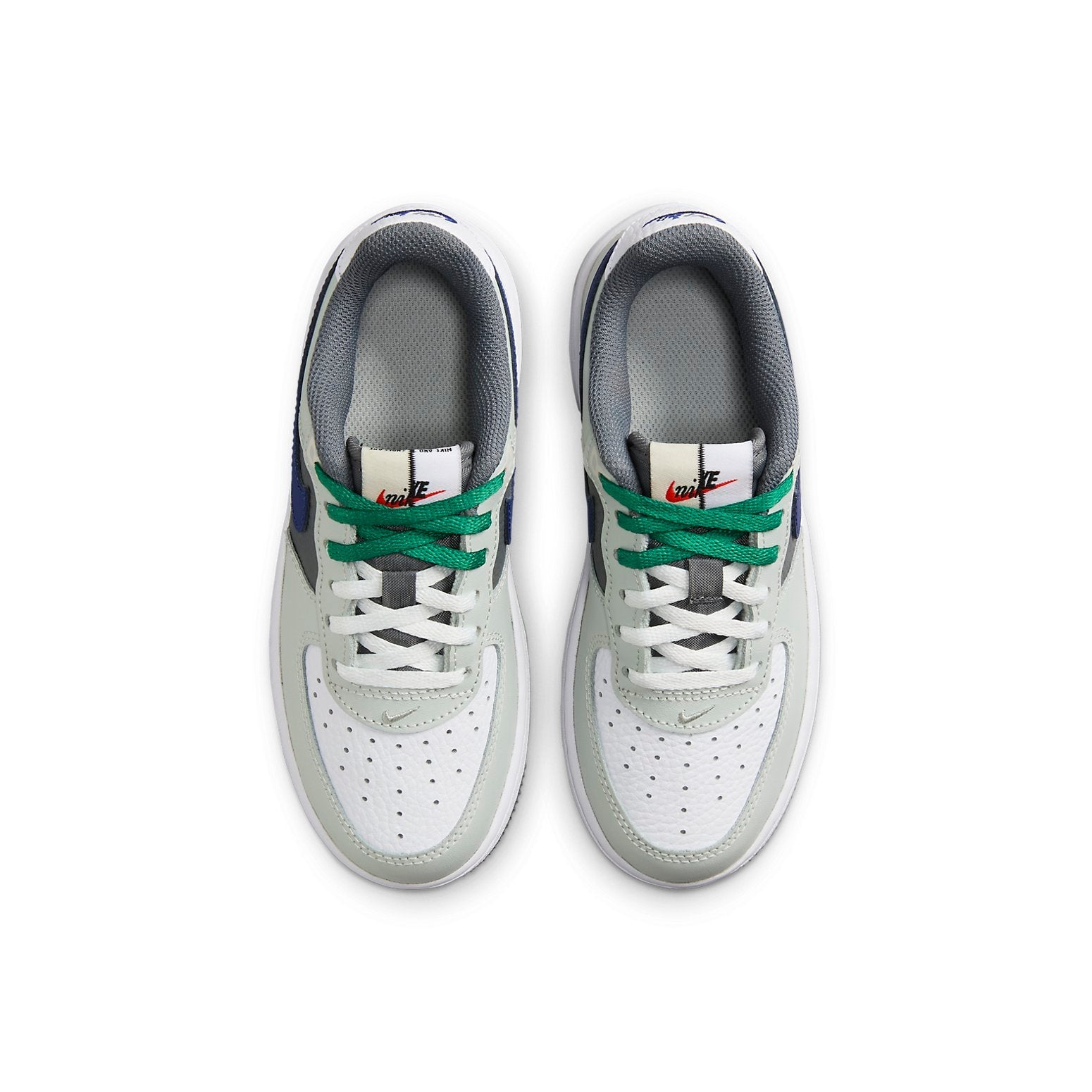 (PS) Nike Force 1 LV8 'Split - Light Silver Deep Royal' FB9501-001