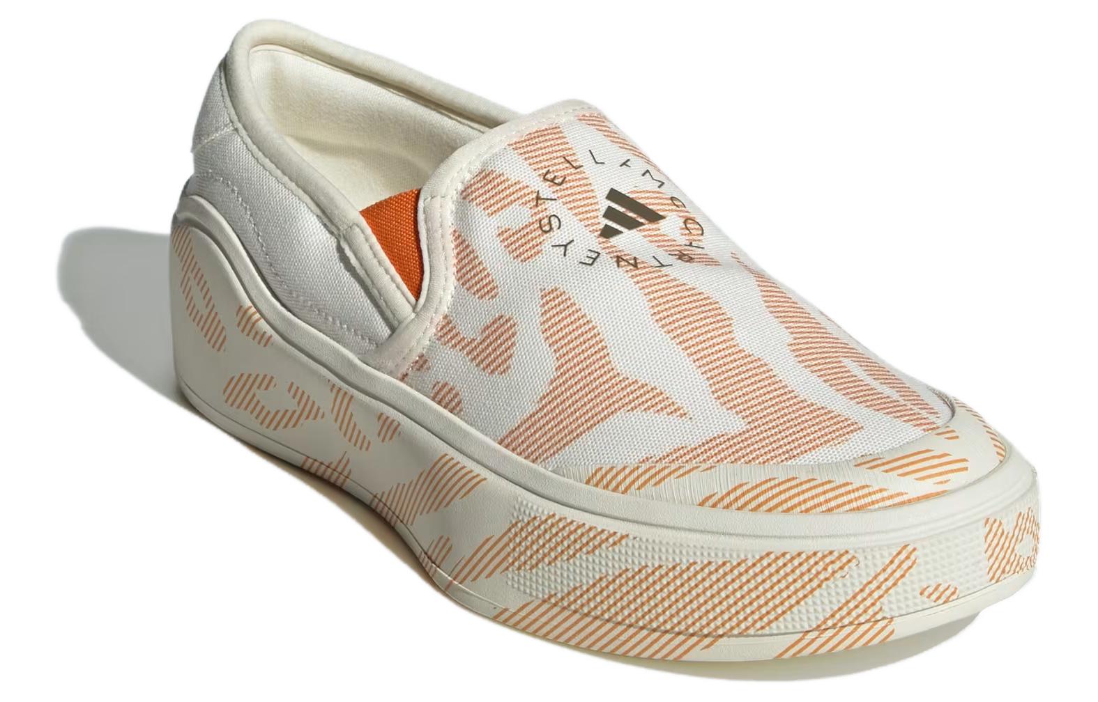 (WMNS) adidas by Stella McCartney Court Slip-On 'White Orange' IF2186
